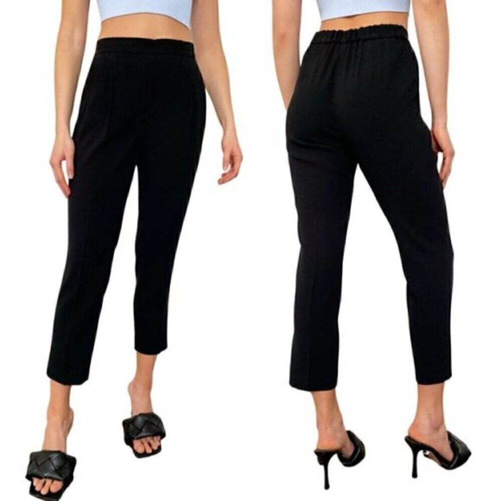 Aritzia Babaton Black New Cohen Cropped Pants - 4